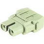 Crimp module female Harting 09140023102, rated 40 A, female crimp connector module