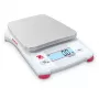 Elektronische Küchenwaage OHAUS Compass™ CX CX621 — 0,62 kg Kapazität, 0,1 g Genauigkeit, Edelstahl-Oberfläche
