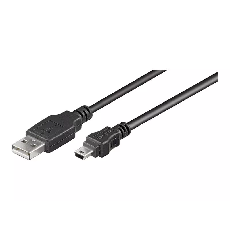 Goobay | USB 2.0 Hi-Speed-Kabel | 50768 | USB-A auf Mini-USB USB 2.0 Stecker (Typ A) | USB 2.0 Mini-Stecker (Typ B, 5-polig)