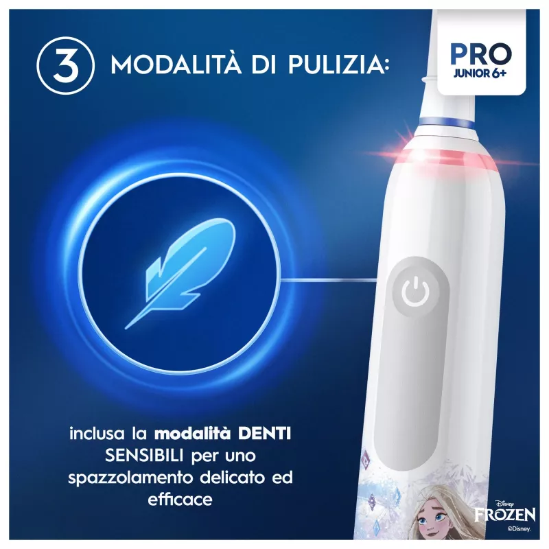 Rotierende Zahnbürste Oral-B PRO Junior Frozen