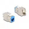 DeLOCK Keystone-Modul 88113 Flach RJ-45 Blau 10 St.