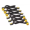 APC Stromkabelset (6 St.), arretierbar, C13 auf C14 (90°-Winkel), 1,2 m