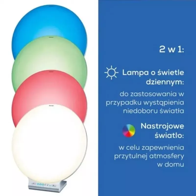 Lichttherapielampe Beurer TL100 – 10.000 Lux Intensität, energiesparendes Design