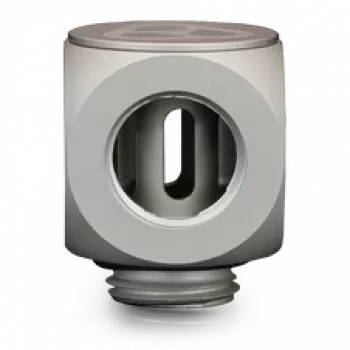 Thermal Grizzly DeltaMate Rotary T – Wasserkühlungsanschluss, Nickel matt, 1 Stk. (TG-DM-FIT-0204)