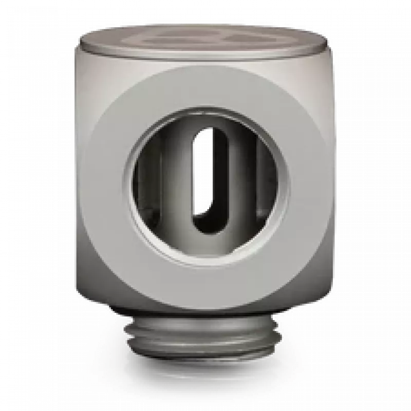Thermal Grizzly DeltaMate Rotary T – Wasserkühlungsanschluss, Nickel matt, 1 Stk. (TG-DM-FIT-0204)