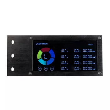 Lamptron SM436 PCI Lüfter- und RGB-LED-Controller, schwarz