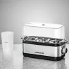 Eierkocher Rommelsbacher ER 300 — 3-Eier Edelstahl, 300 W, transparenter Deckel