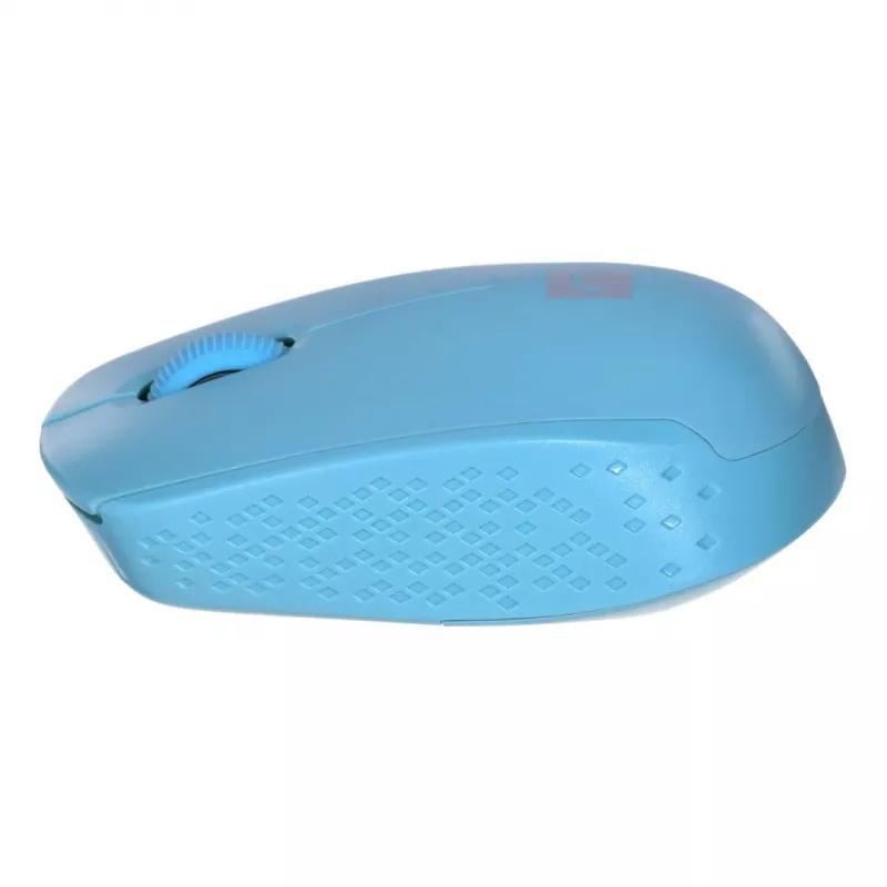 Kabellose beidhändige Maus NATEC STORK – Bluetooth + USB Typ-A, 1600 DPI, 3 Tasten, Hellblau