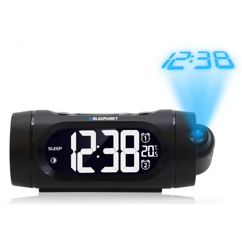 Radiowecker Blaupunkt CRP9BK, FM PLL, Projektor, USB-Ladefunktion, Innentemperatur (CRP9BK)