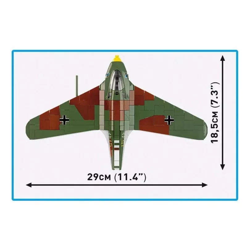 Bausteine Messerschmitt Me 163B Komet 543 Teile