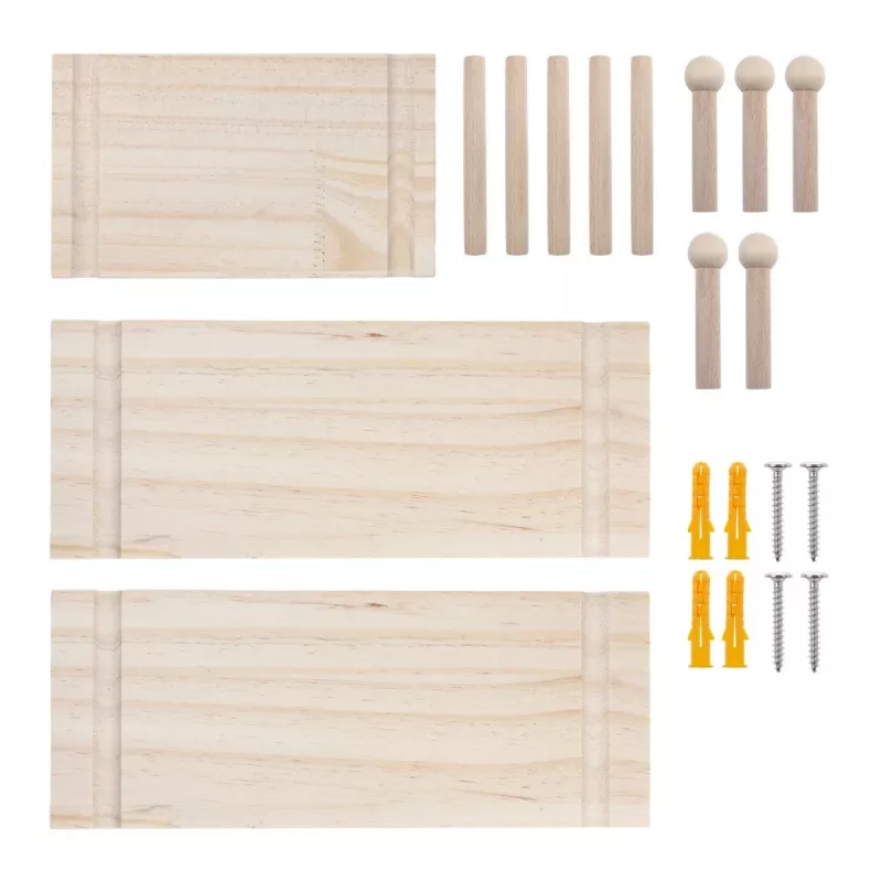 Maclean MC-130 WD Organizer aus Holz, Wandtafel 40x60 cm, max. 20 kg