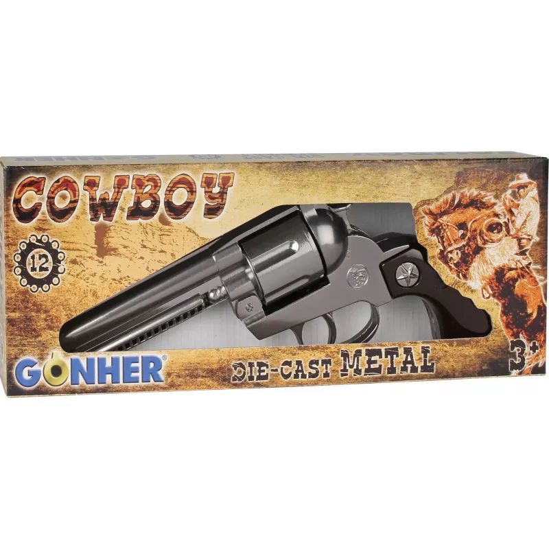Gonher 121/0 Metall-Cowboy-Revolver
