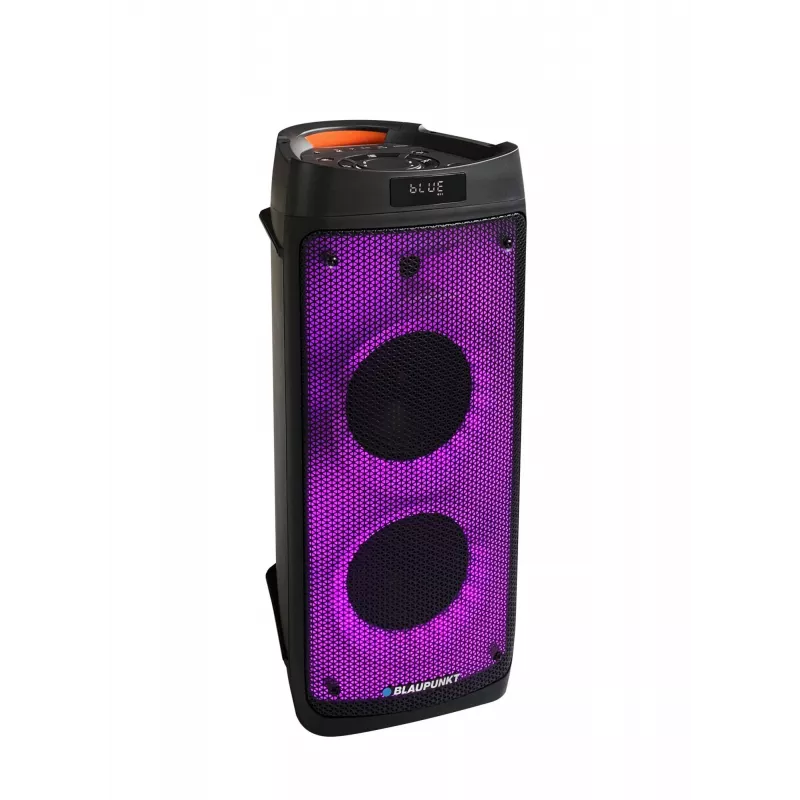 System Audio PLL FM USB/SD/BT 2xKaraoke FULL LED PartyBox