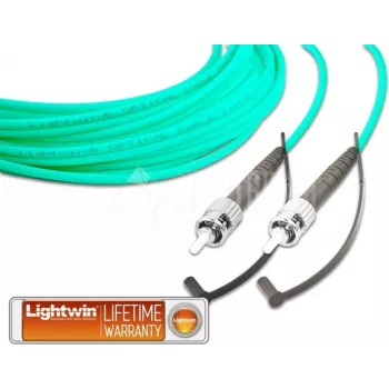 Lightwin Hochwertiges Simplex LWL Patchkabel, MM OM3, ST - ST LWL Patchkabel (LSP-50 ST-ST 2.0 OM3)