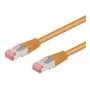 Wentronic Goobay CAT 6 Patchkabel, S/FTP (PiMF), Orange, 20 m - LSZH halogenfrei, Kupfer (93472)