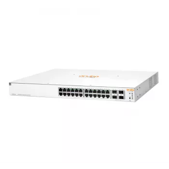 HPE Aruba Networking Instant On 1930 24G Class4 PoE 4SFP/SFP+ 370W Managed L2+ Gigabit Ethernet (10/100/1000) Power over Ethernet (PoE) 1U Weiß