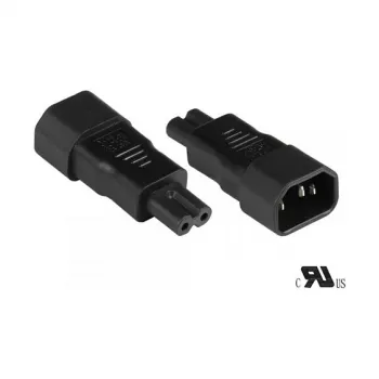 GoodConnections C14 > C7 (ST-BU) IEC Gerätestromadapter Schwarz