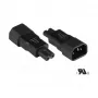 GoodConnections C14 > C7 (ST-BU) IEC Gerätestromadapter Schwarz