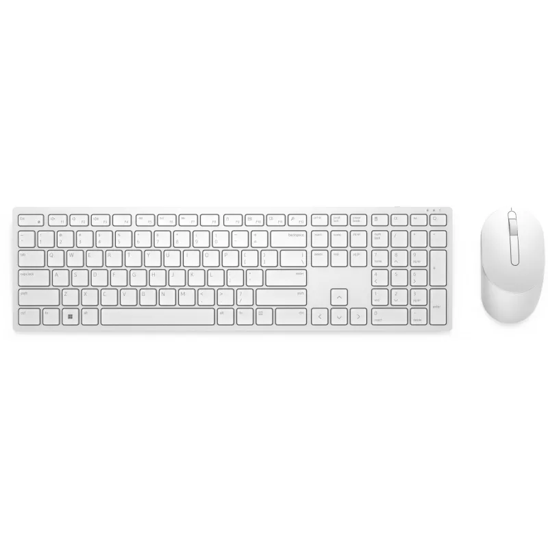 DELL Pro Tastatur and Maus - KM5221W - Französisch (AZERTY) - Weiß