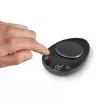 Küchenwaage Caso FinoCompact 03201 — 0,5 kg Kapazität, 1 g Teilung, LED-Anzeige, Edelstahl/Schwarz