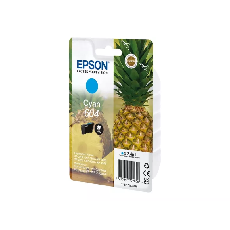 Epson 604 Tintenpatrone 1 Stück Original Standard-Reichweite Cyan