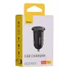 Auto-Ladegerät Baseus Gain Pro Universal Schwarz – 2× USB 2.0, 2,4 A pro Port, Eingang 12–24 V, 5 V Ausgang