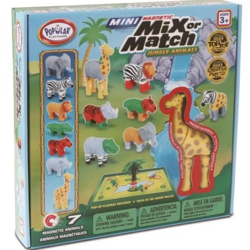 Babyspielzeug MALIK Magnetic Mini Animals Dschungel Modell 62323 — Magnetische Tierfiguren-Set
