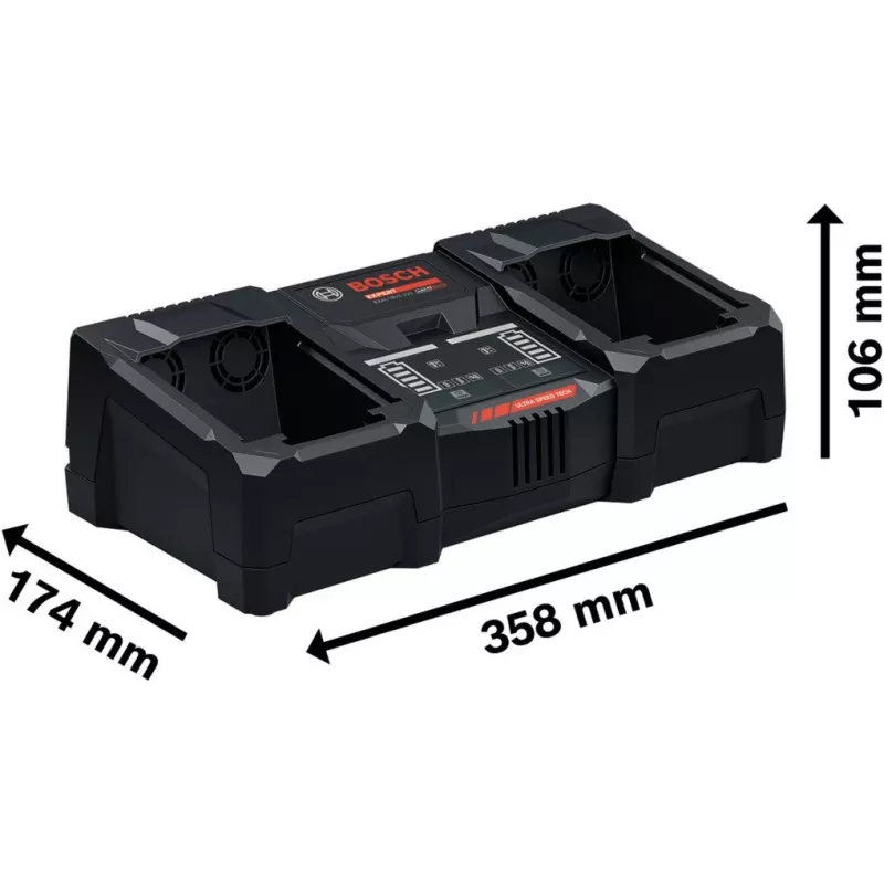 Batterieladegerät Bosch EXPERT EXAL18V2-320 18V 2A für Bosch 18V Akkus