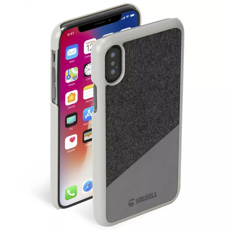 Cover Krusell Tanum iPhone X/XS 14,7 cm Grau