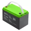 Gel-Batterie QOLTEC 53080 12V 100Ah — verschlossene wiederaufladbare Batterie für Notstromversorgung