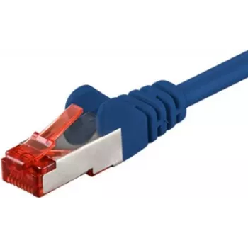 Wentronic Goobay CAT 6 Patchkabel, S/FTP (PiMF), Blau, 15 m - LSZH halogenfrei, Kupfer (68273)