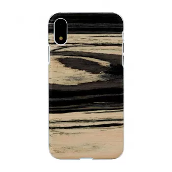Handyhülle man and wood für iPhone XR — Weißes Ebenholz-Finish
