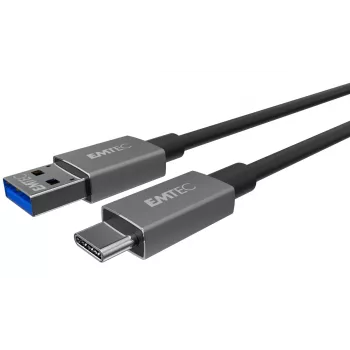 USB-Kabel Emtec ECCHAT700TCU3 1,2 m USB 3.2 Gen 2 Schwarz