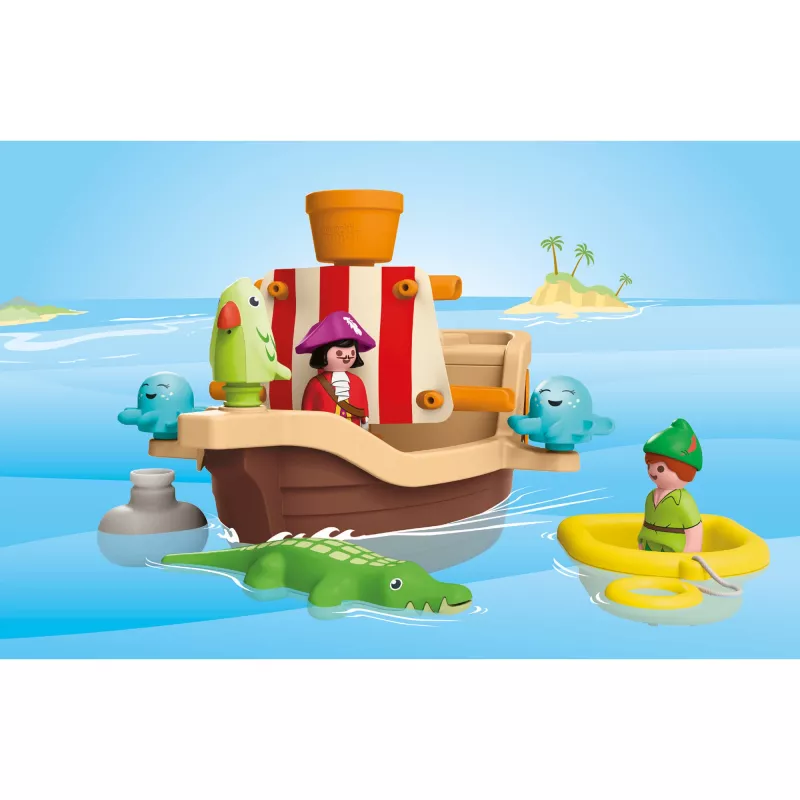 Figuren-Set JUNIOR & Disney Piratenschiff von Peter Pan
