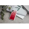 Handyhülle iKins für iPhone XS / iPhone X — Pink Lake White Schutzhülle
