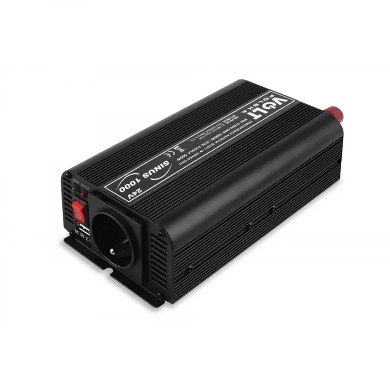 Spannungswandler Volt 24V auf 230V Sinus 500/1000W Modell 23859