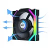 Lian Li UNI FAN SL Wireless LCD 120 12 cm Schwarz 31 dB 51,45 cfm