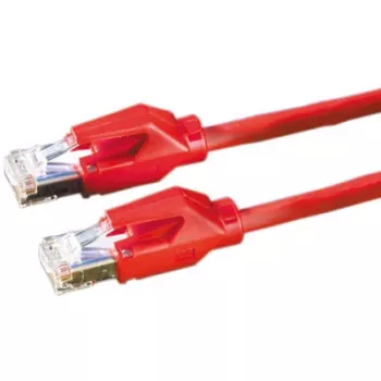 DRAKA Patchkabel Cat.6 Class E S/FTP UC900 TM21 LSOH rot 1 m