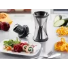 Spiralschneider GEFU SPIRELLI XL 13700 — für Gemüse Ø bis 6,5 cm, zwei Spiralbreiten 4,5 mm & 8 mm