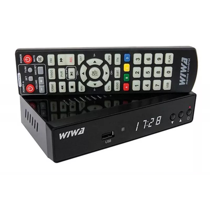 TV-Receiver WIWA H.265 MAXX — DVB-T / DVB-T2 Digital-Tuner mit H.265 (HEVC)-Unterstützung
