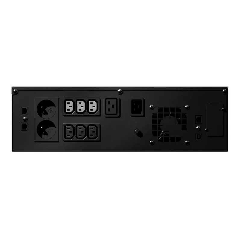 Unterbrechungsfreie Stromversorgung EVER SINLINE RT XL 3000, 3 kVA (3000 W), Line-Interactive, 1-phasig, 9 AC-Ausgänge, Rack/Tower