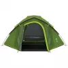 Coleman Dome Tent Darwin 4 Plus Schwarzout — 4-Personen-Tunnelzelt mit Vorraum, Dunkelgrün/Hellgrün