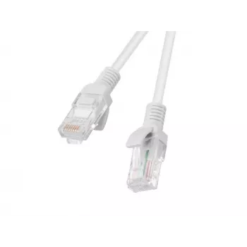 Netzwerkkabel LANBERG PCU5-20CC-0200-S Cat5e U/UTP RJ-45 auf RJ-45 2 m Grau, verseilt CCA, 100 MHz