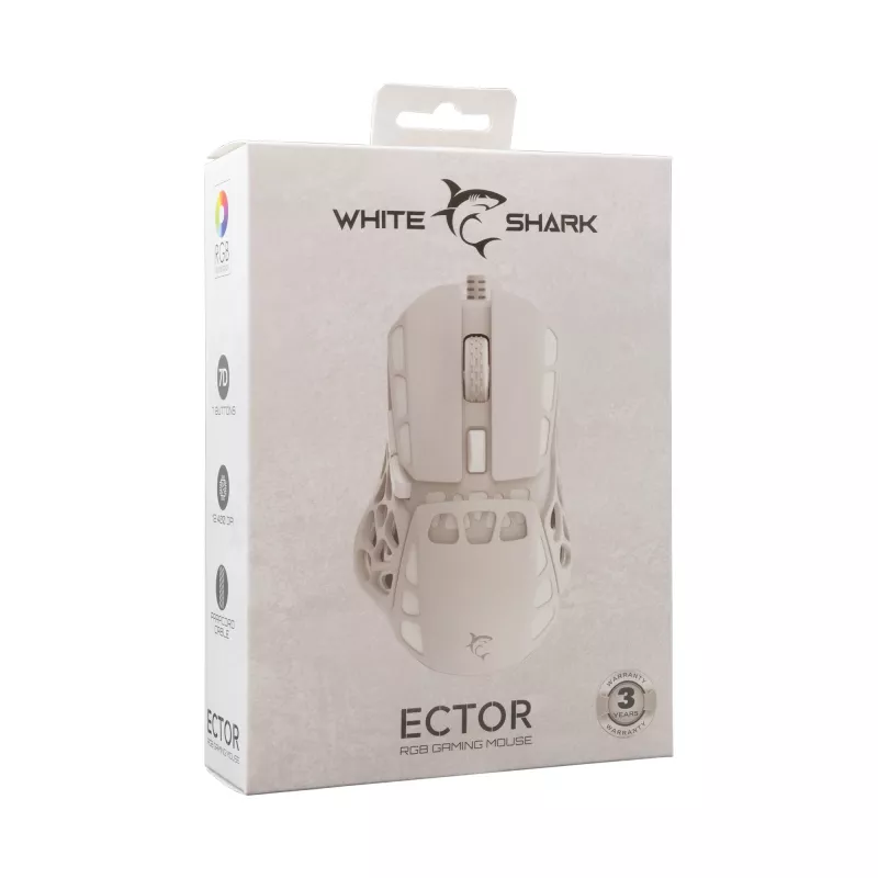 Maus White Shark GM-5016 Ector White USB