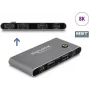 KVM Switch DeLOCK 11485 USB HDMI 8K 144Hz Anthrazit