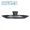 Hama 111545 Pfannendeckel Schwarz, Transparent