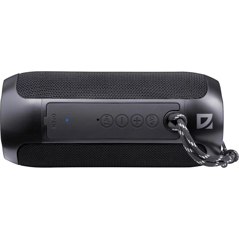 Tragbarer Bluetooth-Lautsprecher DEFENDER ENJOY S100 — 10W, Bluetooth 5.3, 5h Akku, LED-Beleuchtung, eingebautes Mikrofon