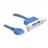 USB-3.0-Kabel DeLOCK 82976 2 x USB 3.0-A 0,4 m