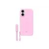 Kickstand-Hülle für iPhone 17 Apple Beats mit MagSafe und Kamerasteuerung, Pebble Pink, PC & Mikrofaser