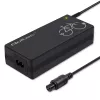 E-Bike-Ladegerät QOLTEC 36V–42V 2A mit GX12 3-Pin-Stecker